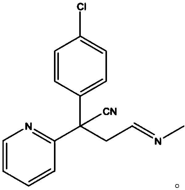 Novel chlortrimeton impurity and preparation process thereof