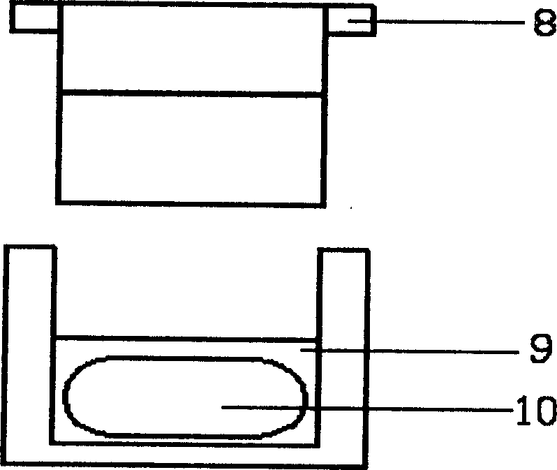 Pressure controlled constant tempeature crystal oscillator