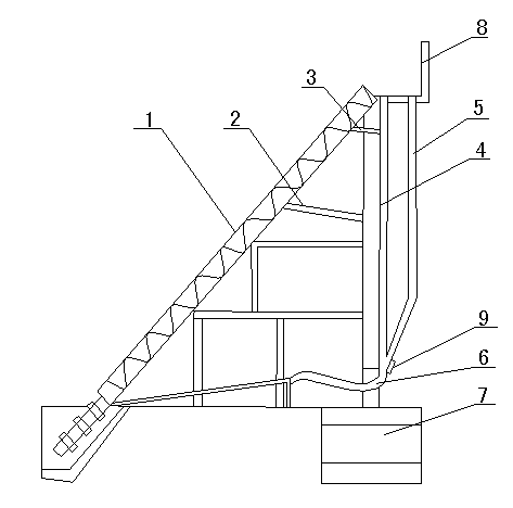 Double-tube steel ball free falling equipment