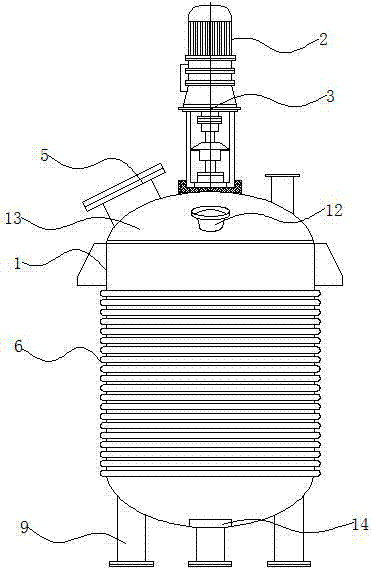 External coil heating reactor for resin production