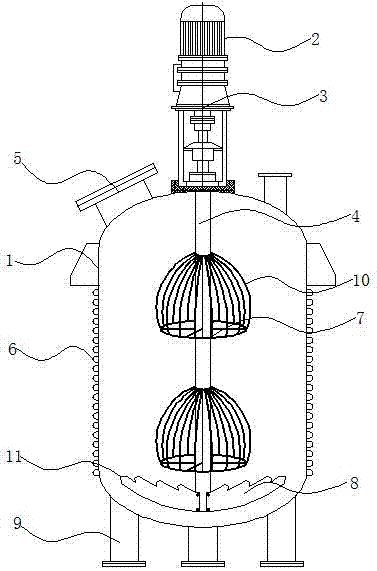 External coil heating reactor for resin production