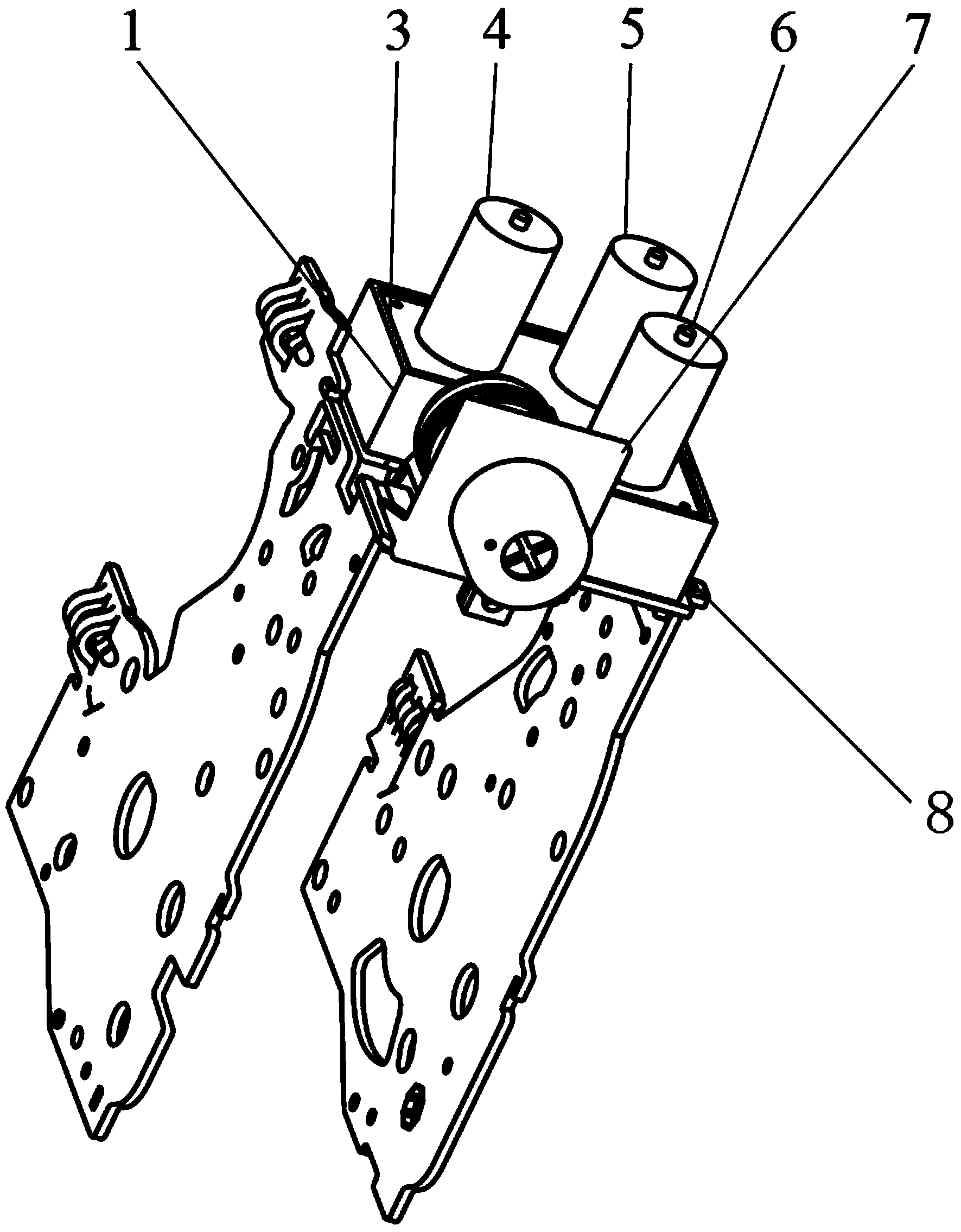 Electronic switching-closing integrated control device