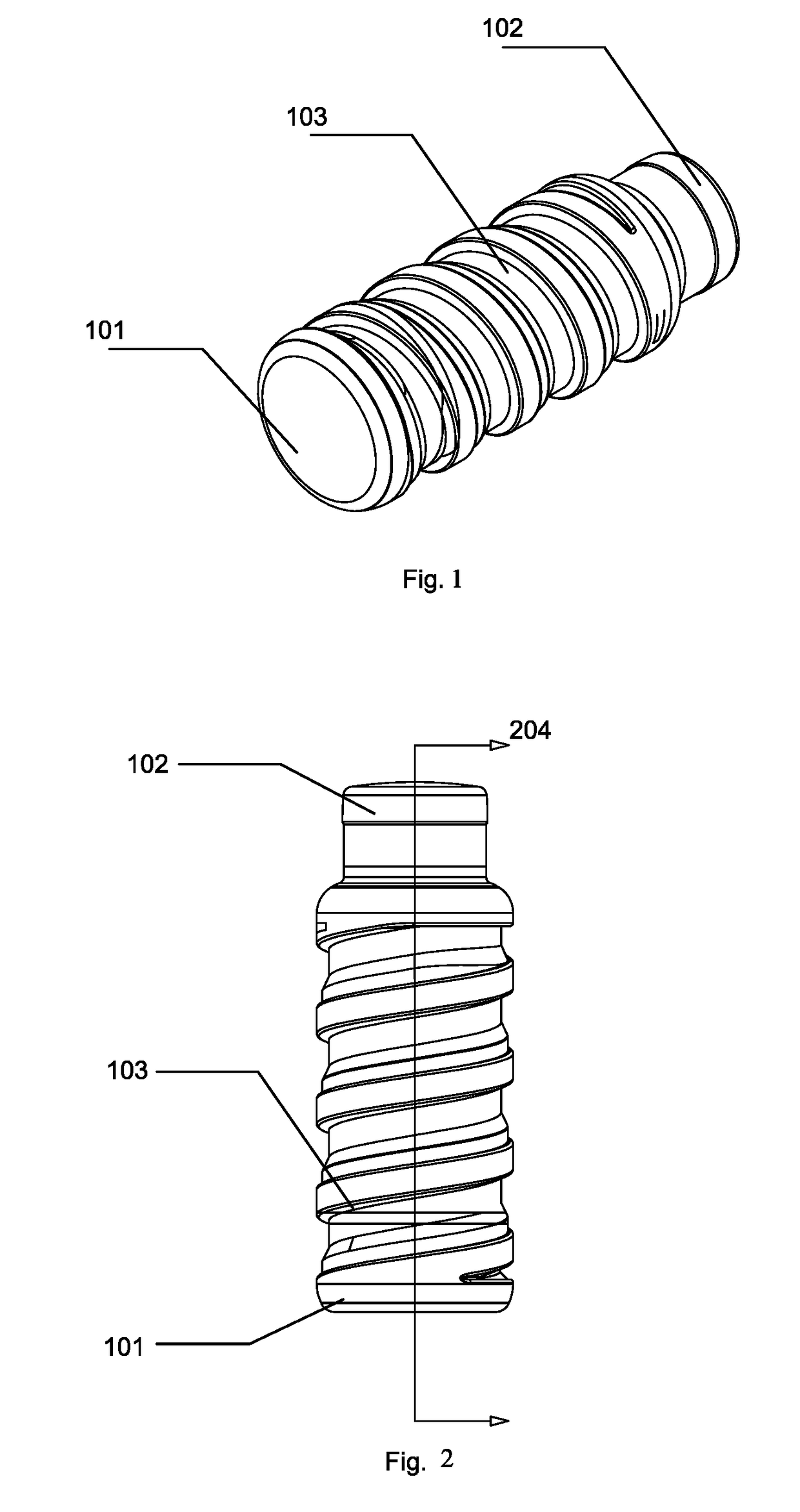 Helically collapsible beverage bottle