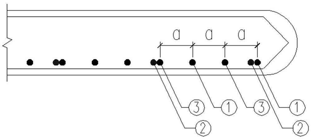 Automatic reinforcement distribution algorithm for three kinds of load-bearing steel bars on single side of underground diaphragm wall