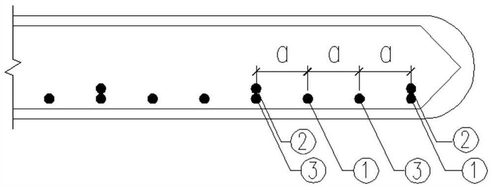 Automatic reinforcement distribution algorithm for three kinds of load-bearing steel bars on single side of underground diaphragm wall