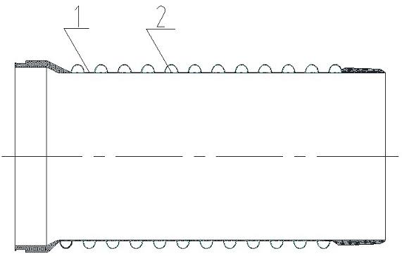 D-shaped spiral corrugated pipe and manufacturing method