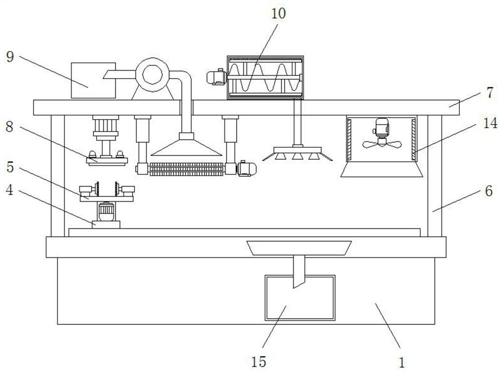 Integrated device for electronic product processing