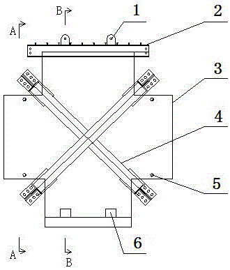 Sandwich thermal insulation concrete outer wallboard with steel beam, steel diagonal bracings and outer wallboard body being prefabricated simultaneously and installation method of sandwich thermal insulation concrete outer wallboard