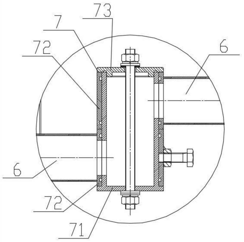 A method of using a truss-type sprinkler truck with a pipe joint structure