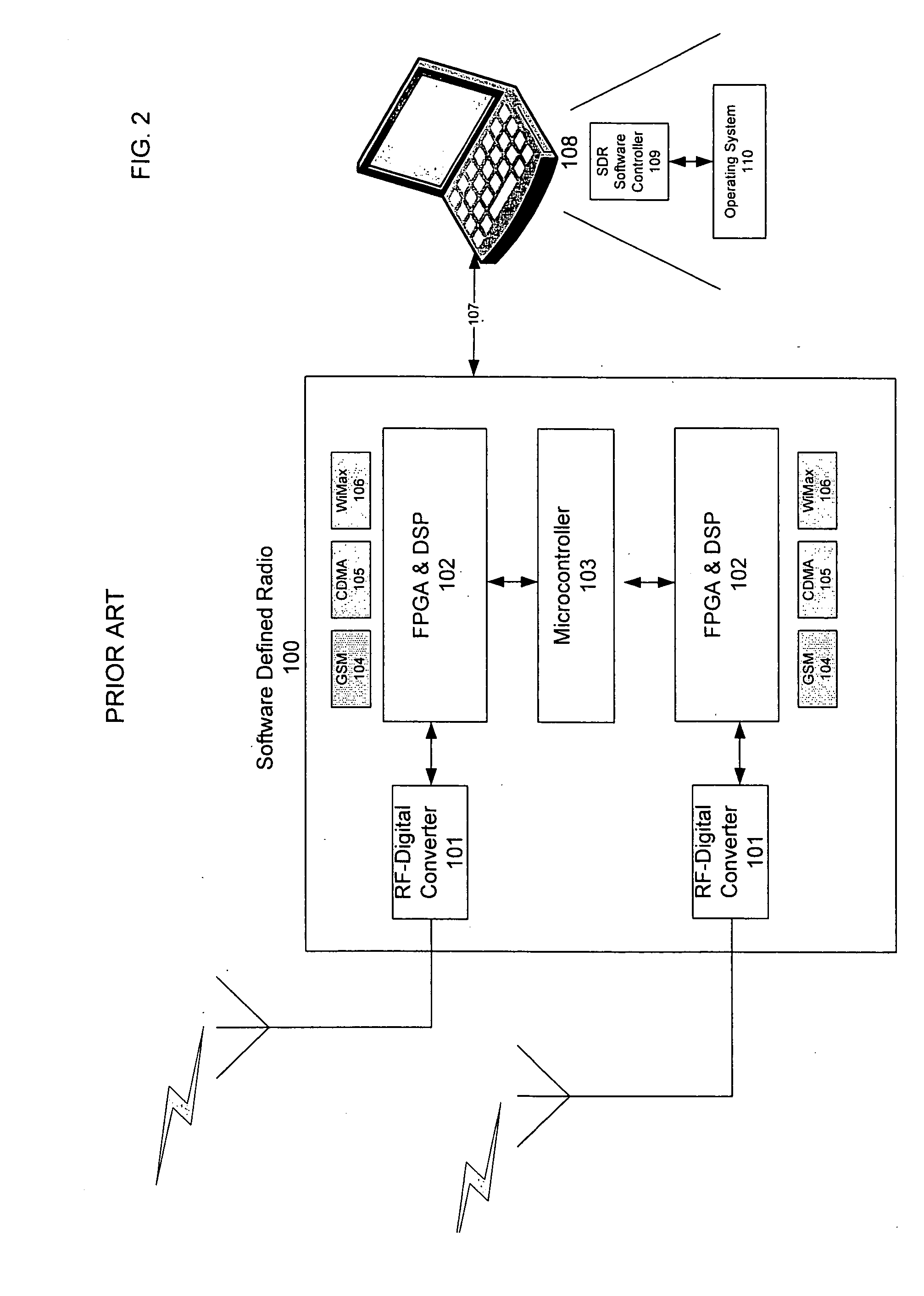 Multi-network seamless roaming through a software-defined-radio