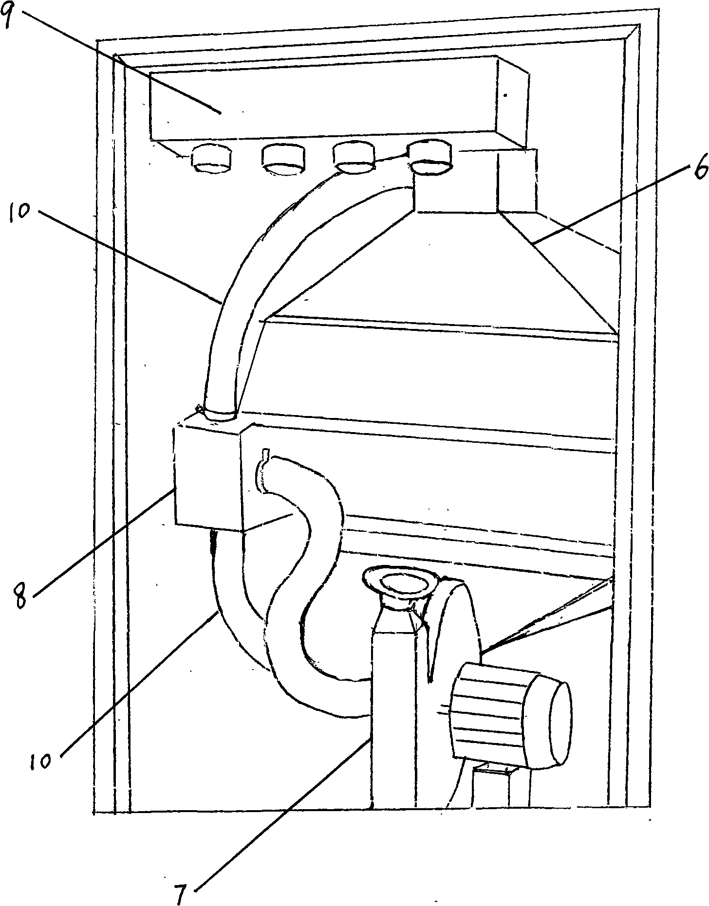 Machine for cleaning feather pillow