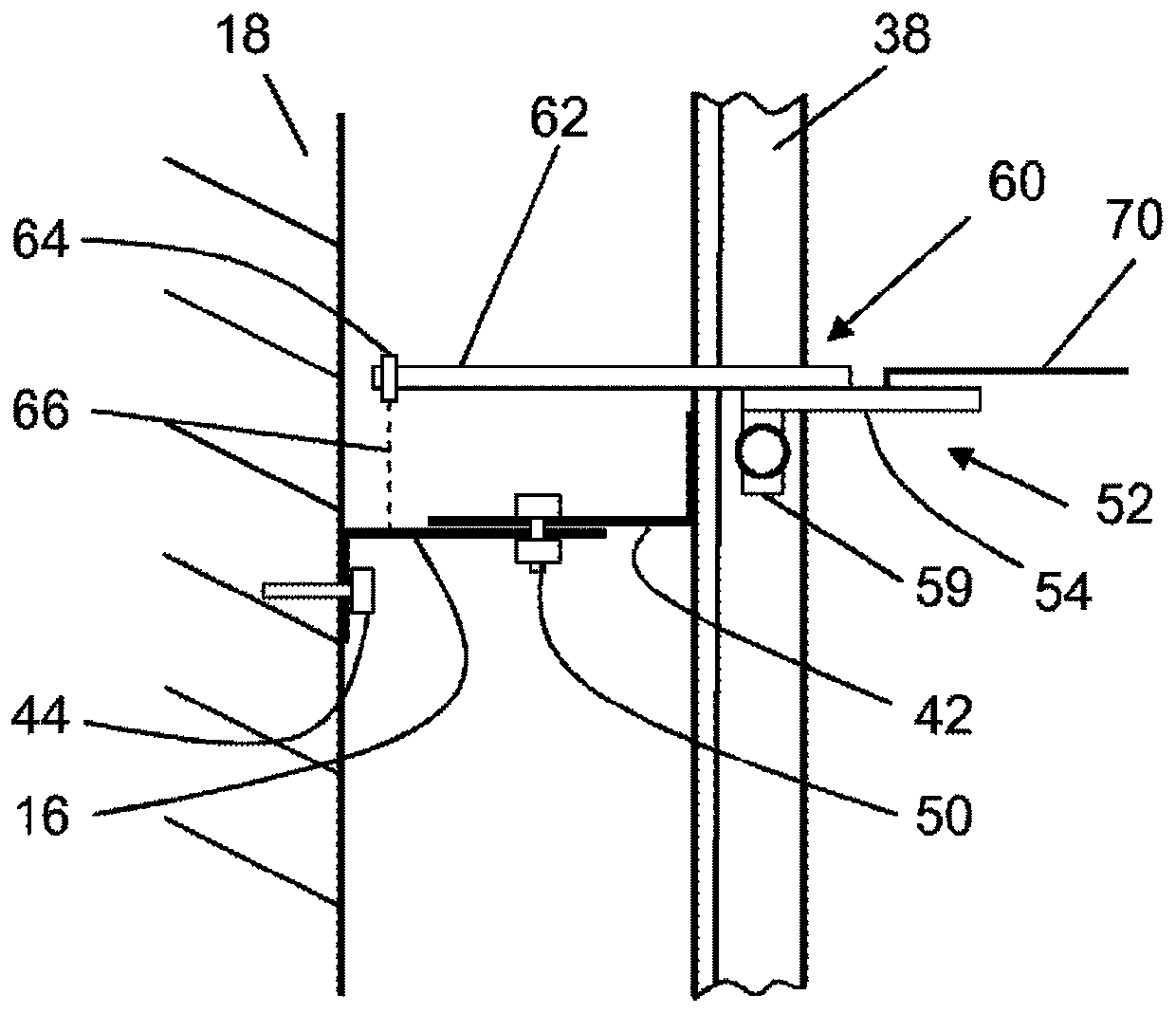 Method for mounting and alignment device for aligning a guide rail of an elevator system