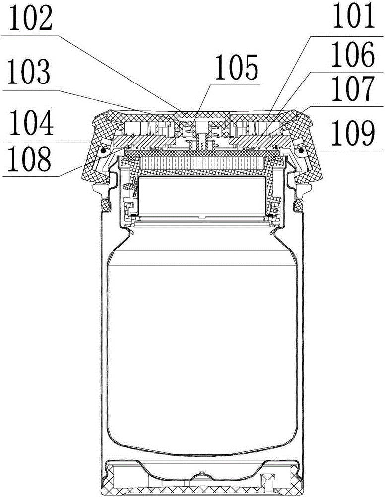 Cup with cover capable of being opened and closed with single hand