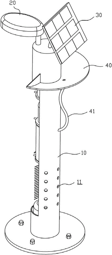 Solar street lamp with air purification function