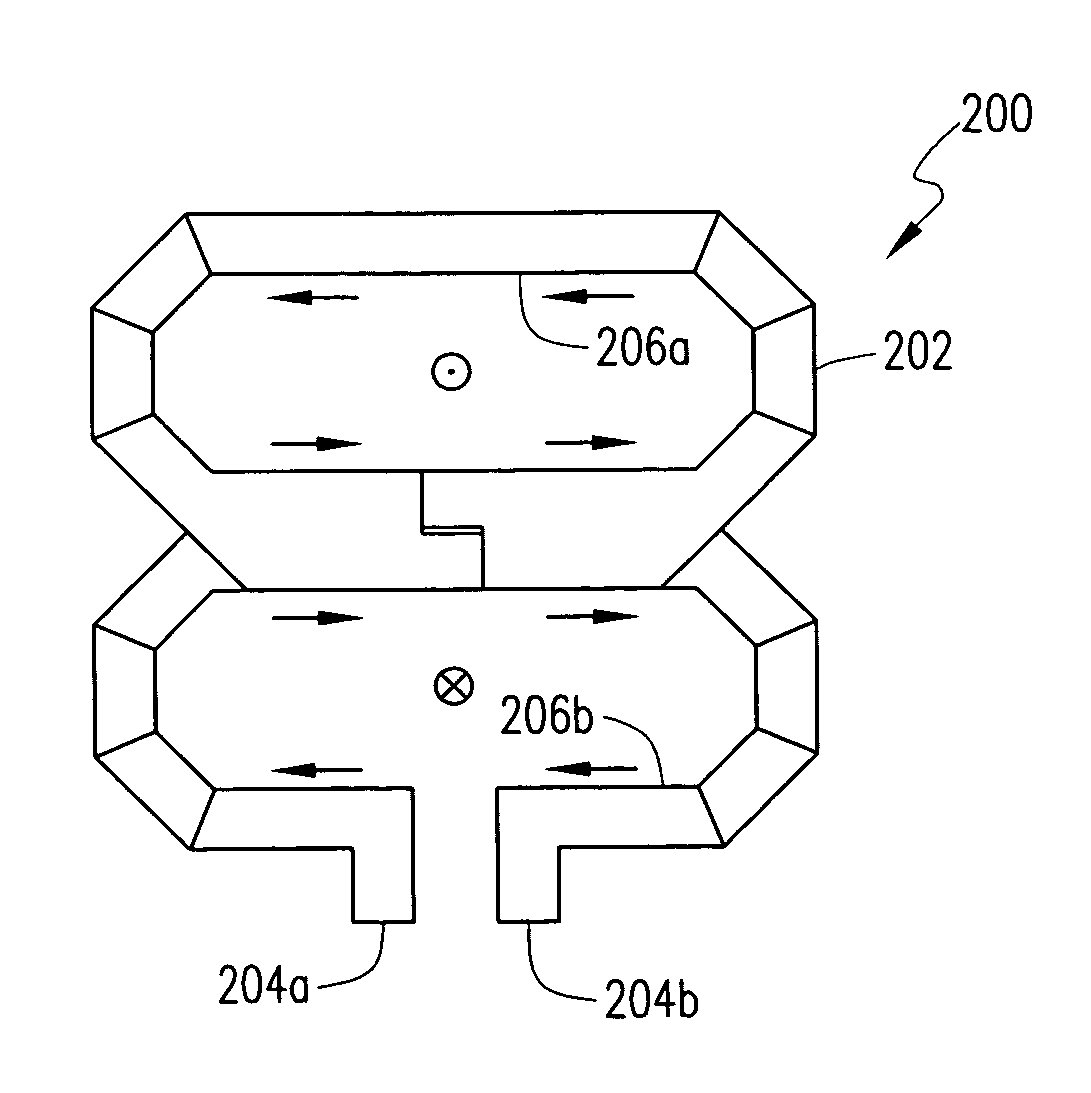 Method of and inductor layout for reduced VCO coupling