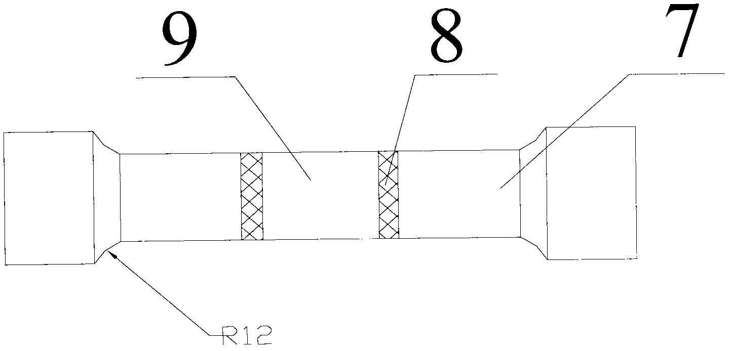 Fixture for tensile bonding strength test of solid propellant and coating