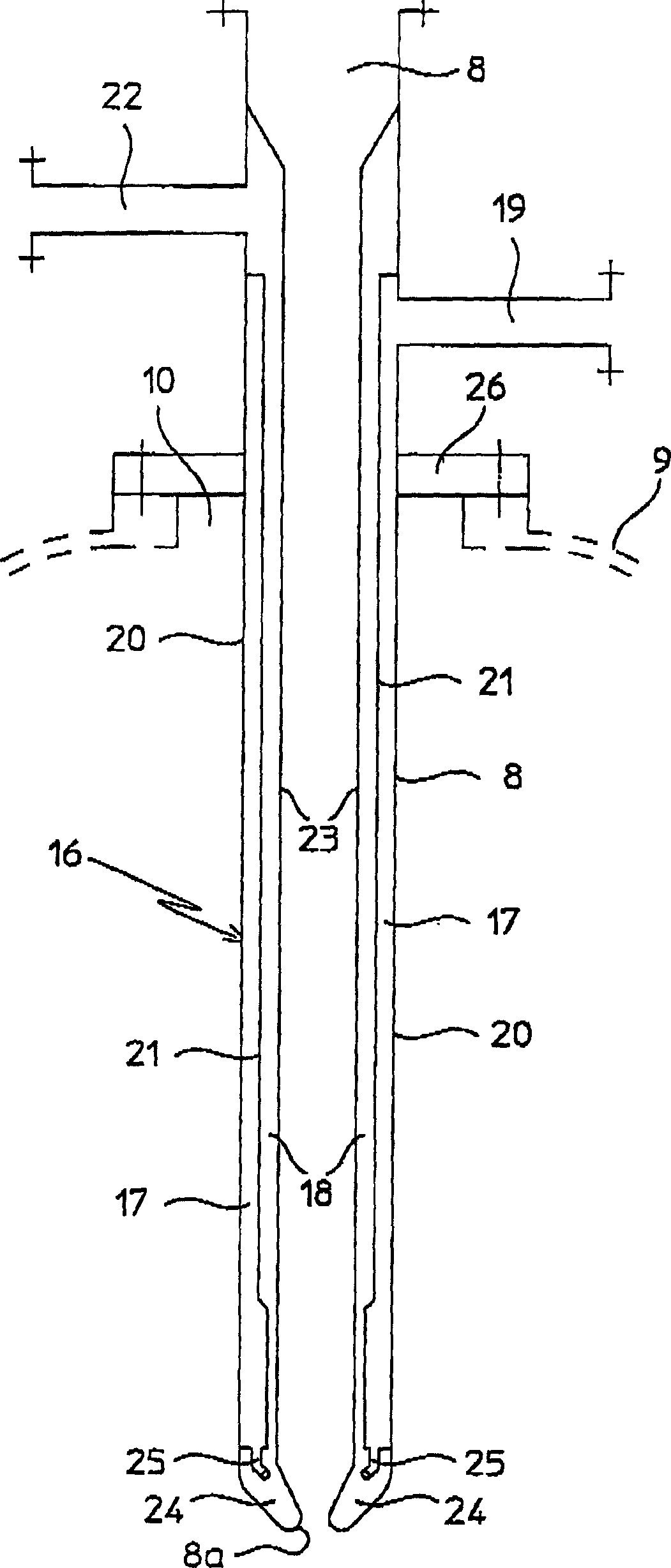 Secondary reforming equipment