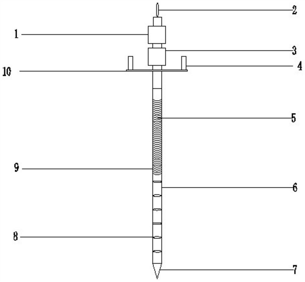 In-situ real-time monitoring device and in-situ real-time monitoring method for hydrate-induced seabed instability