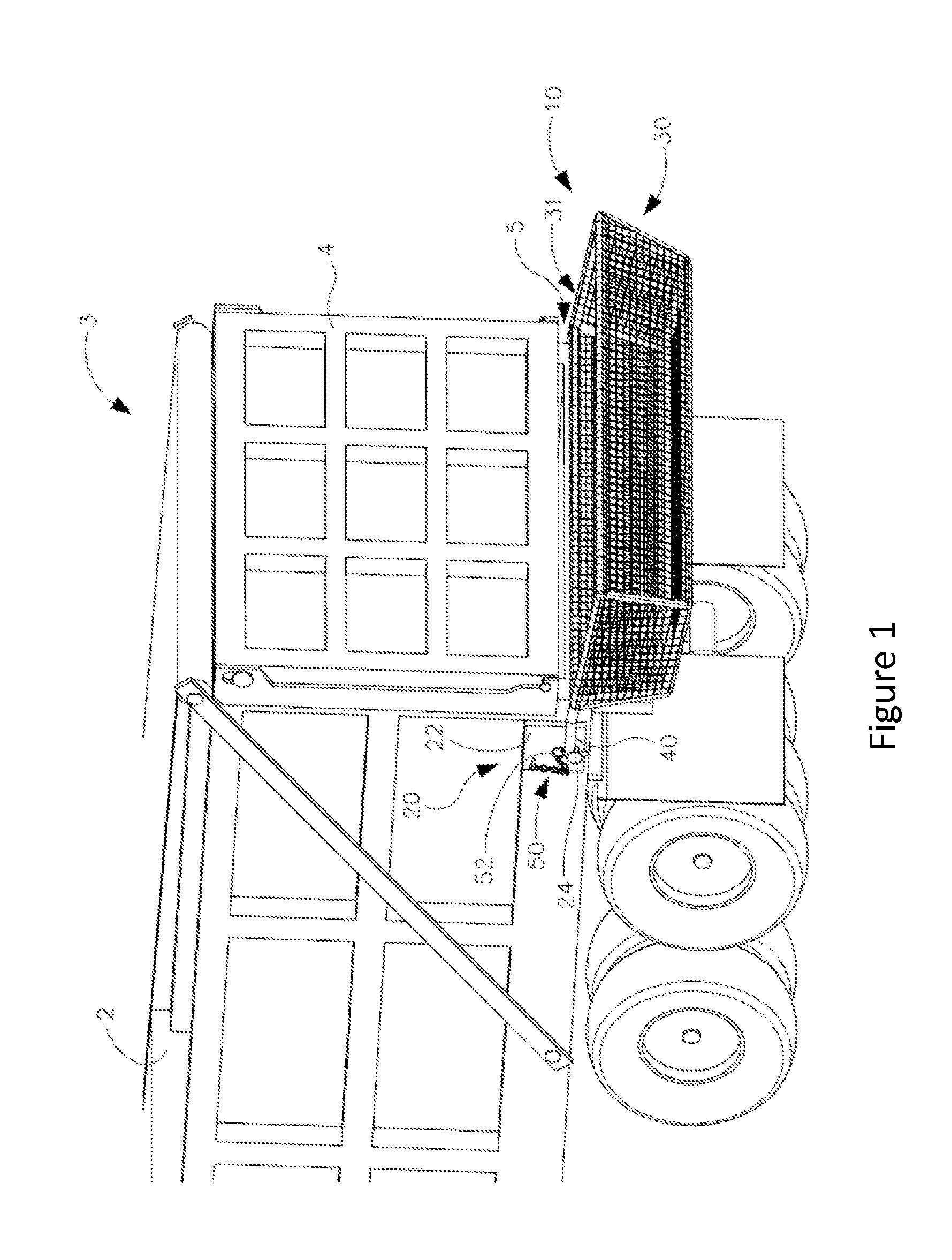 Dump Truck Tailgate Debris Bin