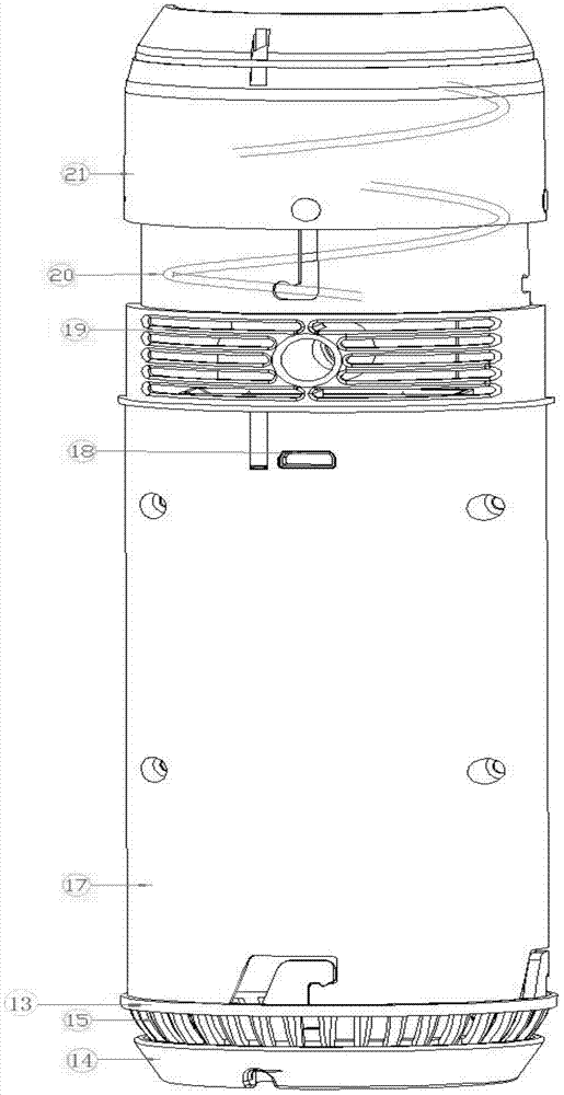 Intelligent vehicle-mounted air purifier with wireless setting function