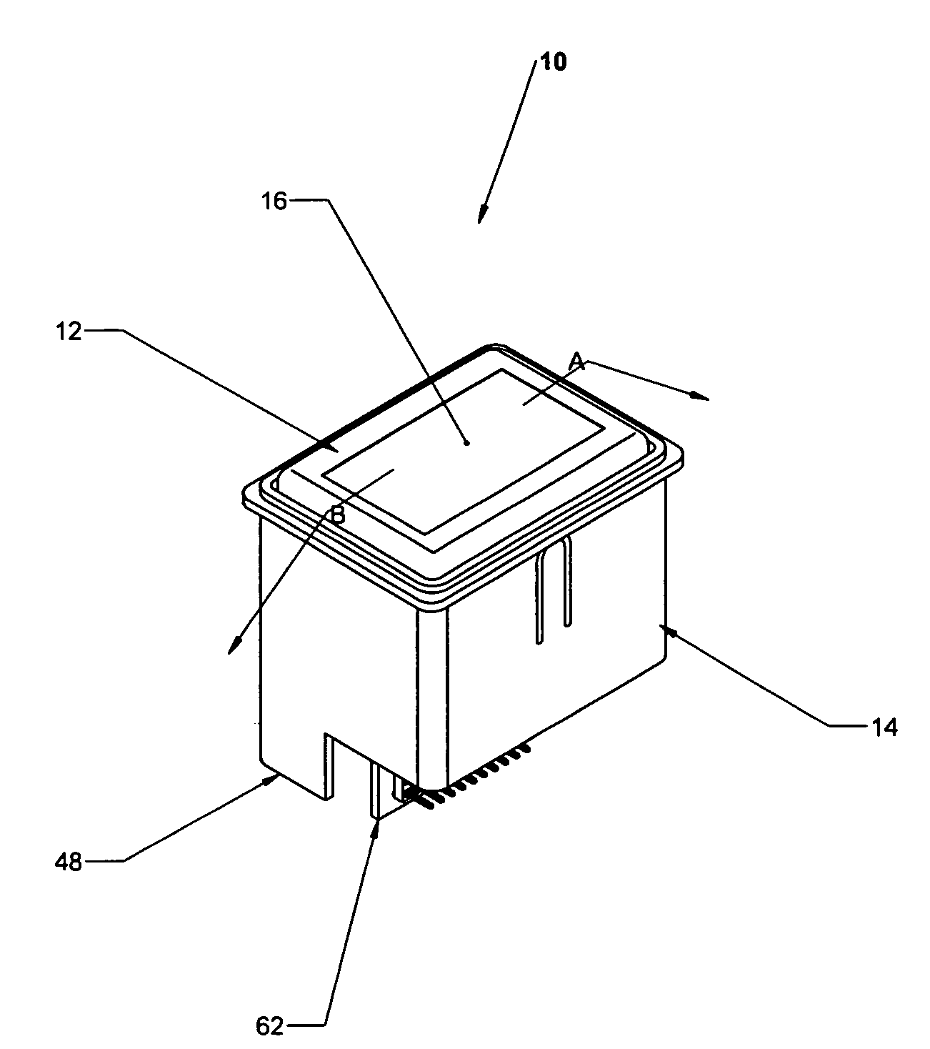 OLED rocker switch