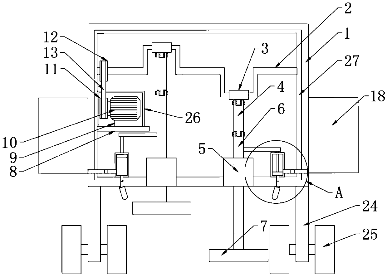 Stable low-noise adobe tamping equipment for constructional engineering