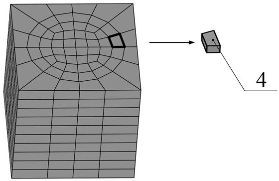 Isoparametric transformation mixed structure of bionic bone scaffold and 3D printing method thereof