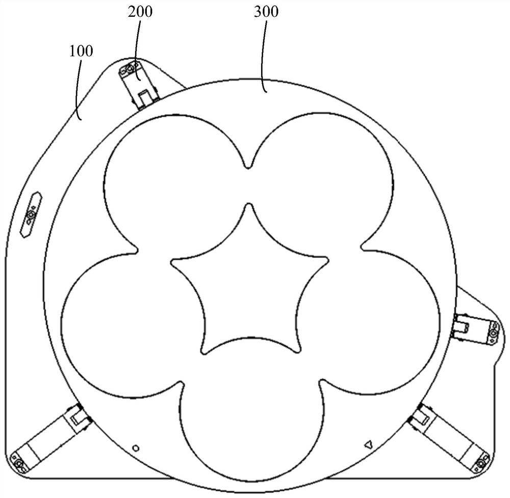 Wafer bearing device and semiconductor process equipment