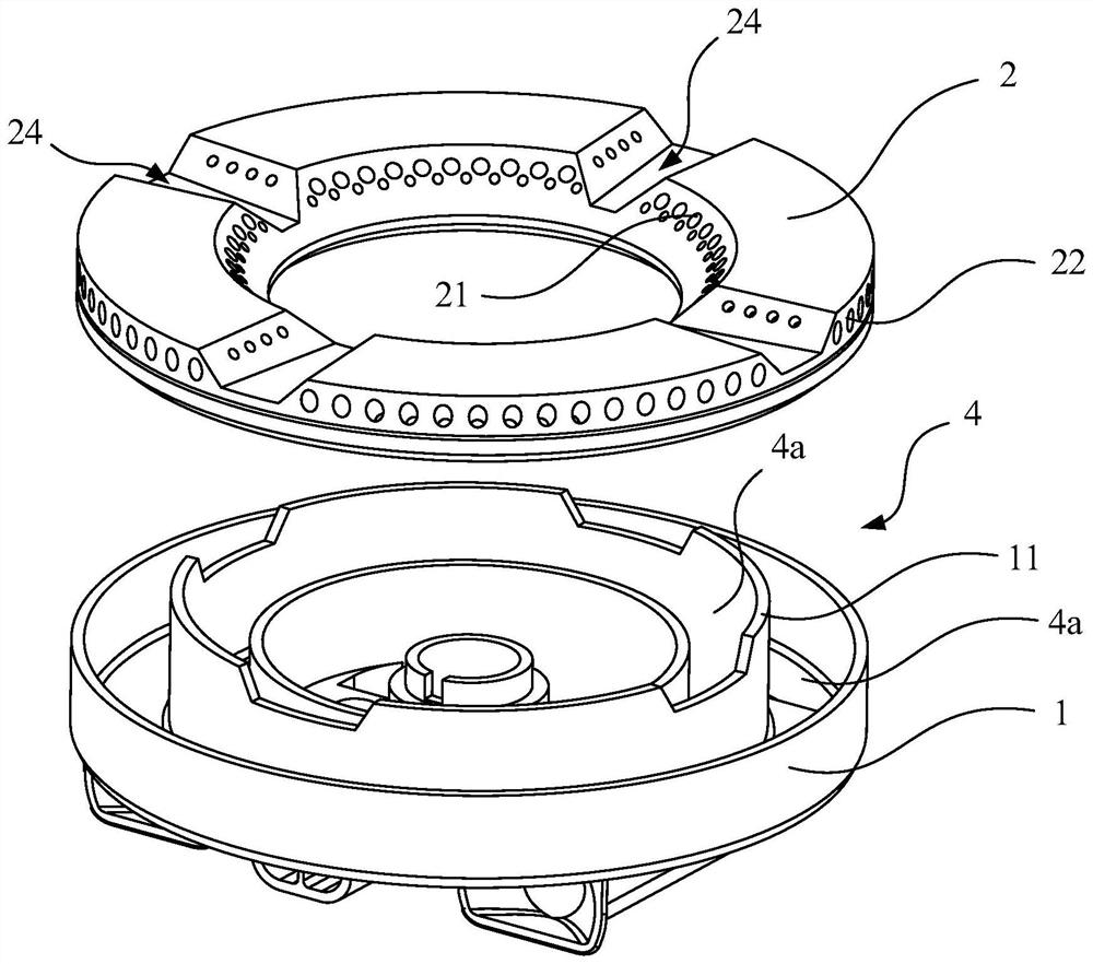 Upper air inlet combustor