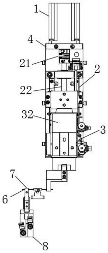 Reed switch contact gap adjusting device