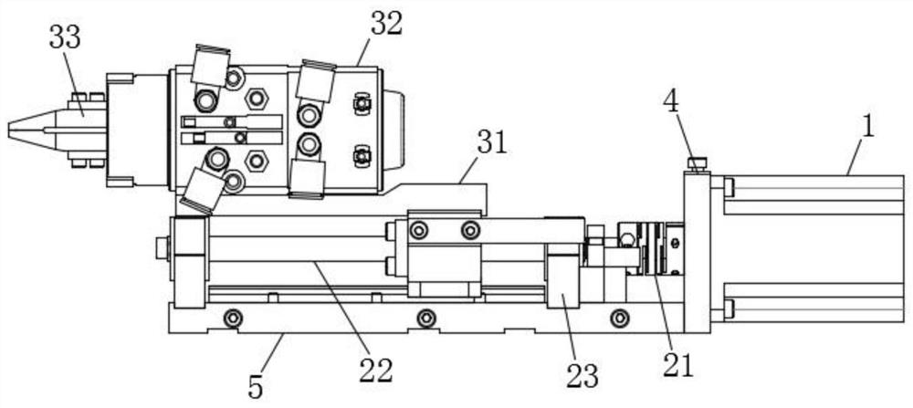 Reed switch contact gap adjusting device