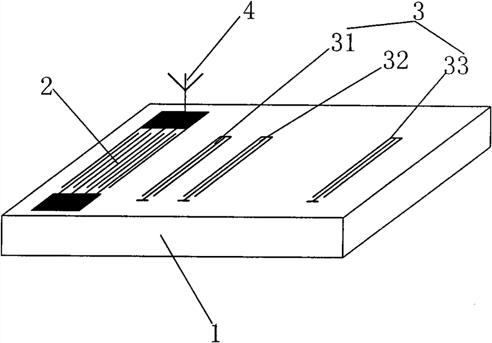 Sound surface wave measuring sensor and parameter analytical method