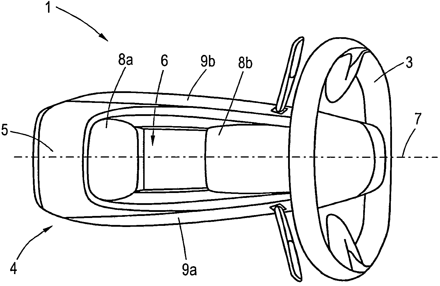 Steering wheel arrangement for a motor vehicle