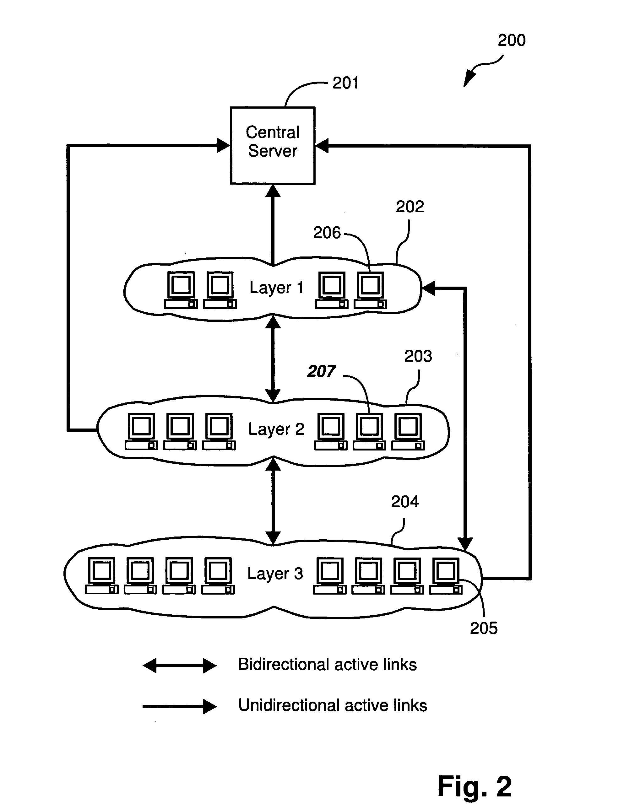 Distributed data caching in hybrid peer-to-peer systems