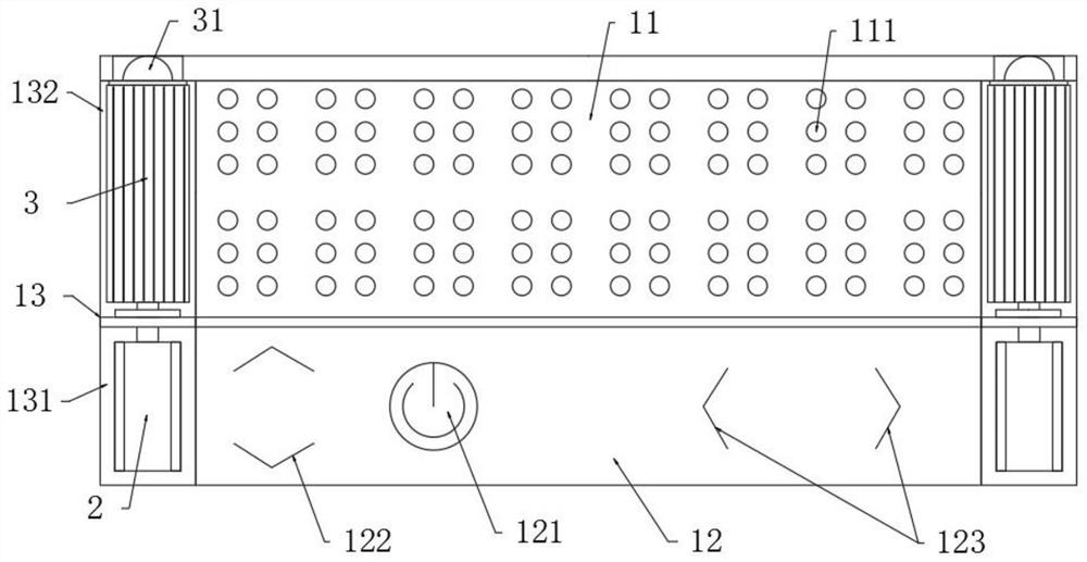 An electromagnetic braille display device