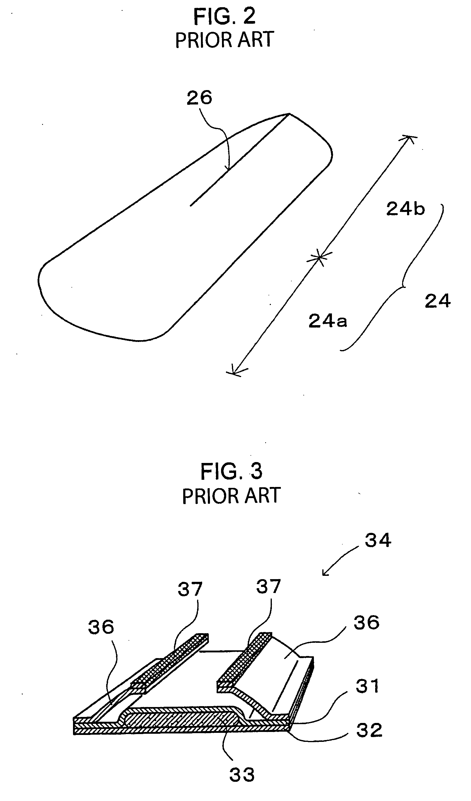 Inter-labium pudenda pad and package body for the pad