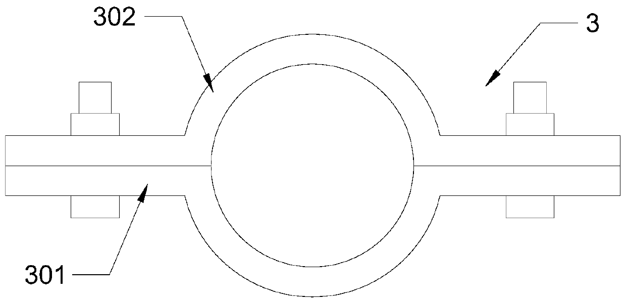 A center pipe lowering process in a vertical well