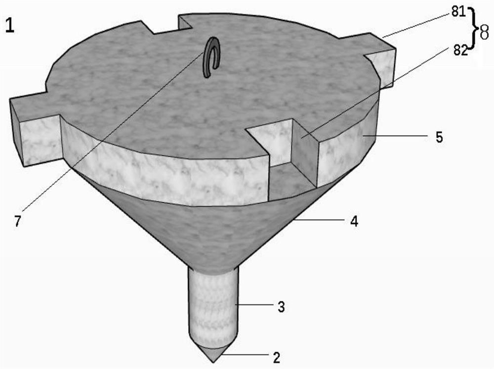 Hollow gyro pile and foundation treatment method thereof