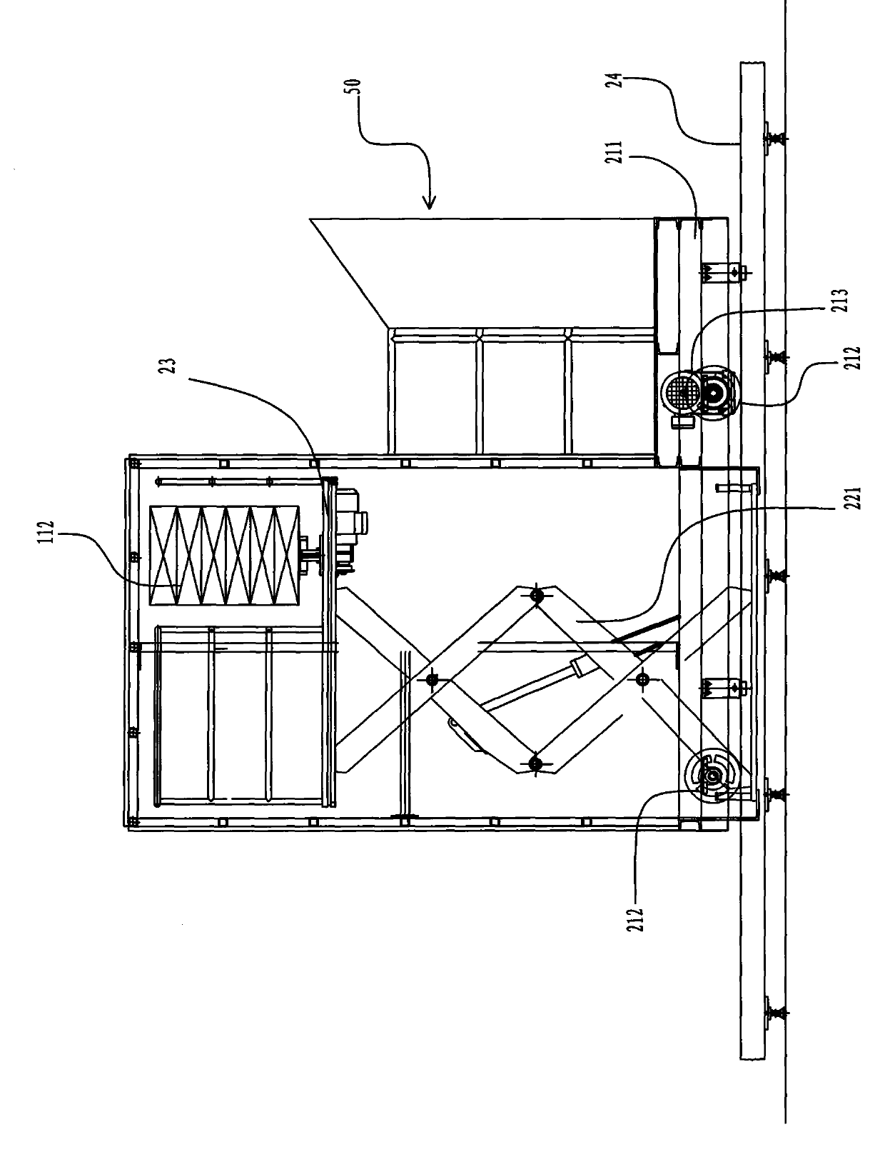 Internet of things (IOT) intelligent concentrated storage system based on double-track-shuttling stacking machine