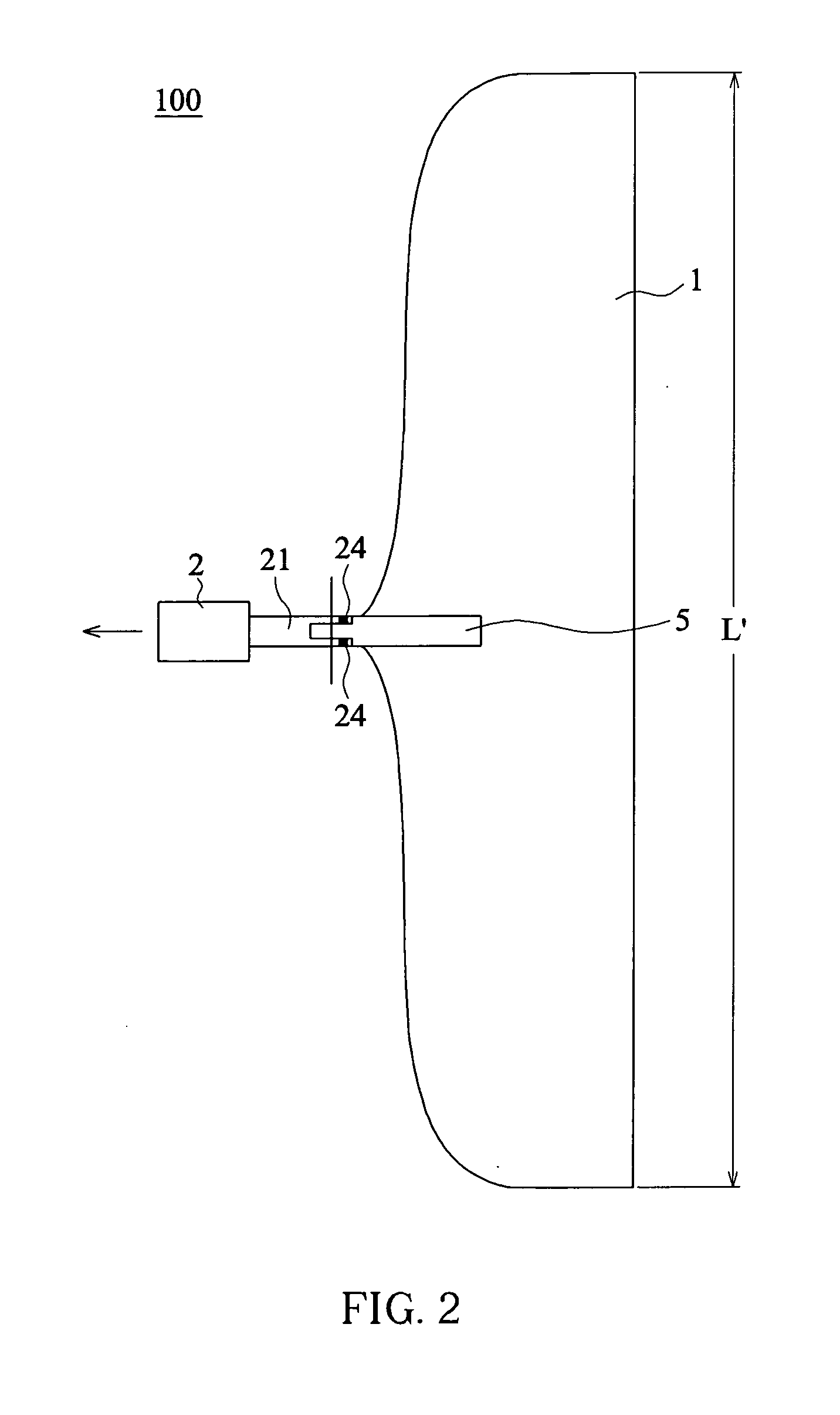 Oscillating-foil type underwater propulsor with a joint