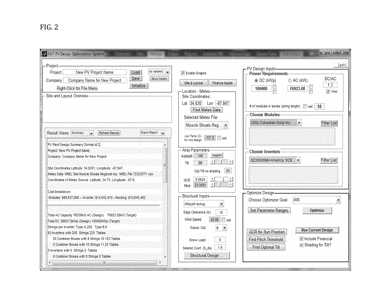 System and methods for solar photovoltaic array engineering