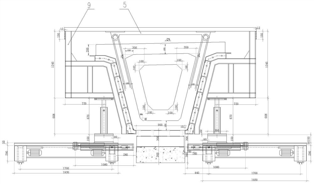 Positioning device for box girder hoisting steel strand