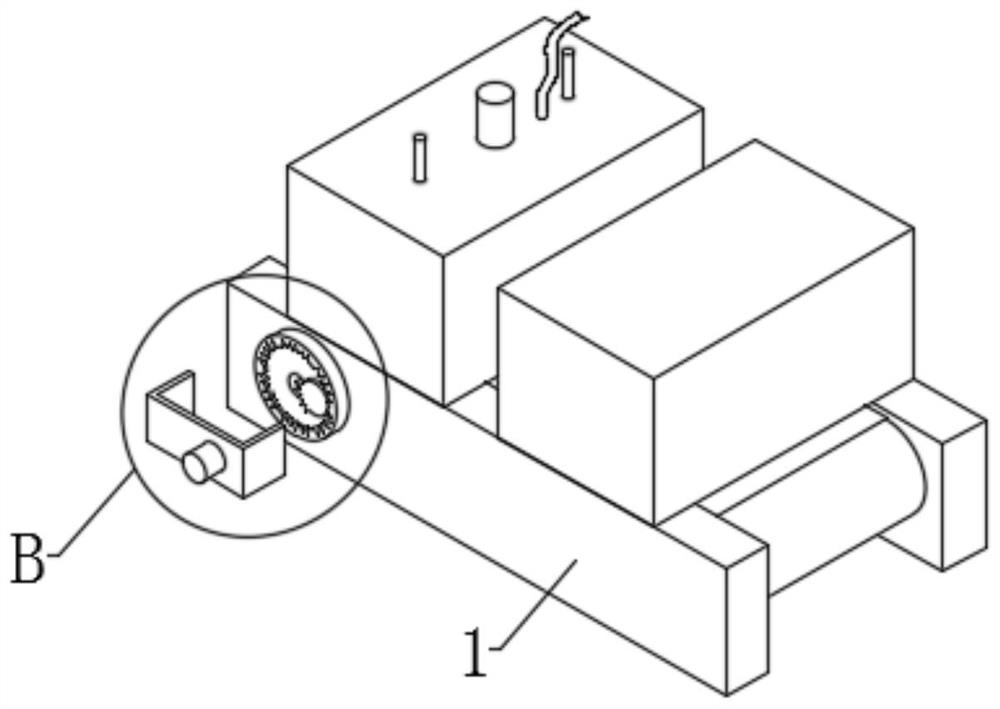 A printing and dyeing processing device for plastic products