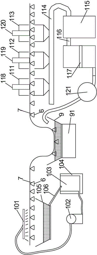 Oil temperature circulation control system for bamboo-wood product tung oil heat treatment production line