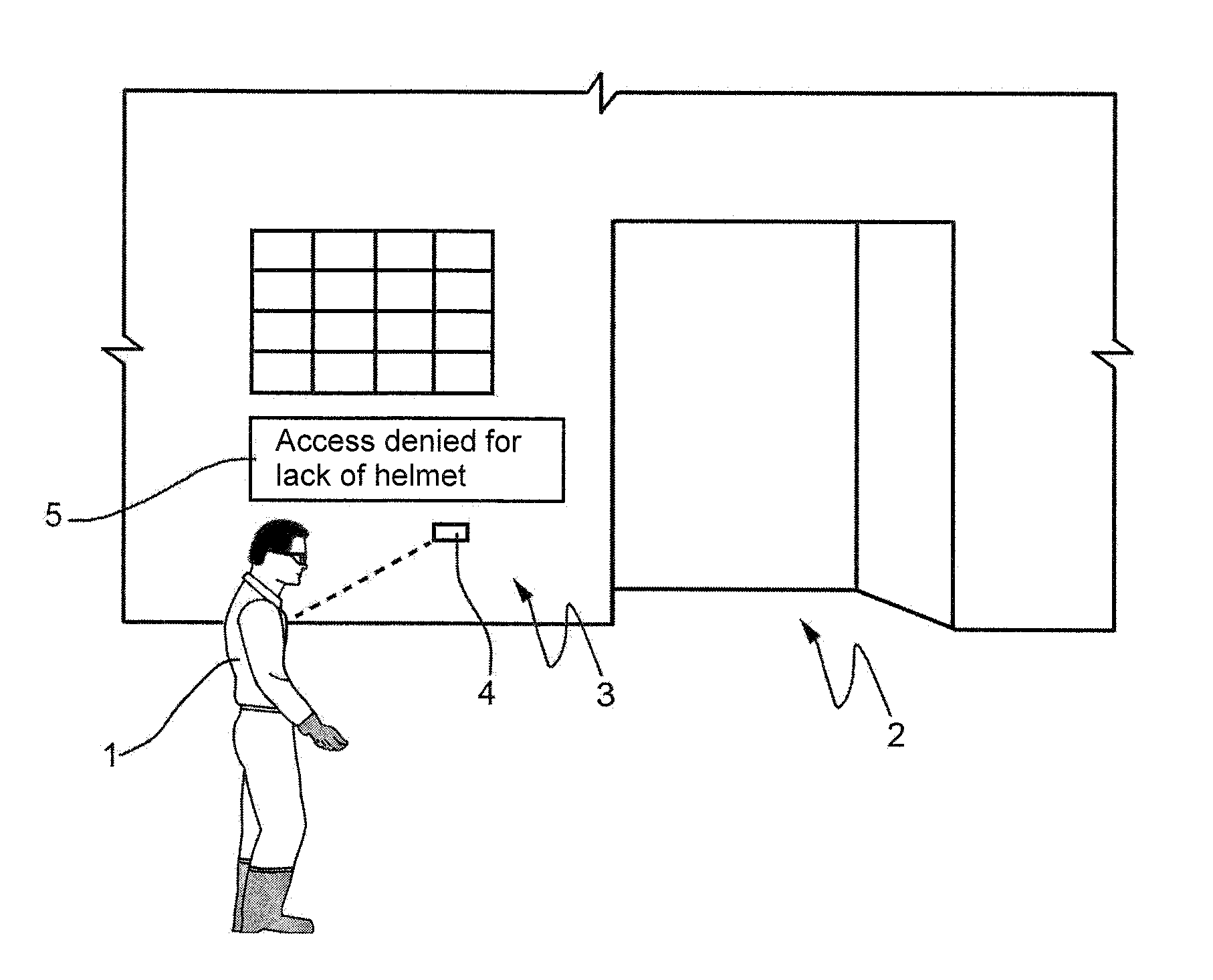 System for monitoring the utilization of personal protective equipment by workers in the workplace