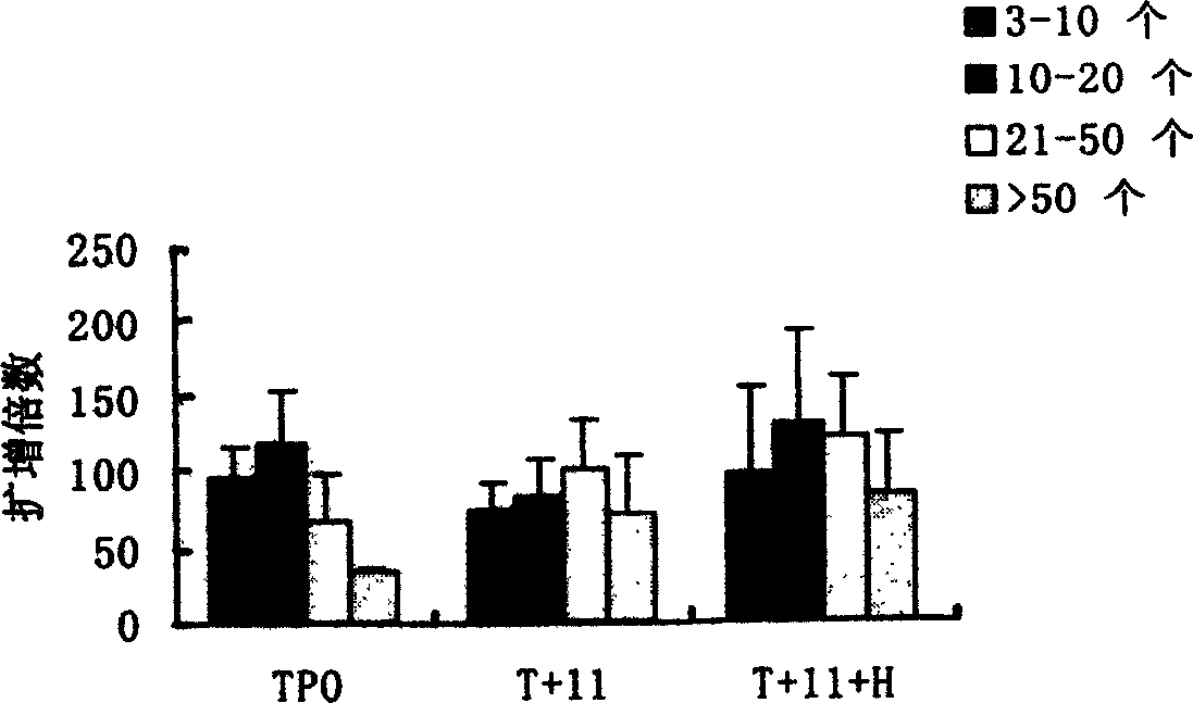 Method for preparing megakaryocytic preparation by amplifying macronucleus ancestral cell and mature megacaryocyte and use