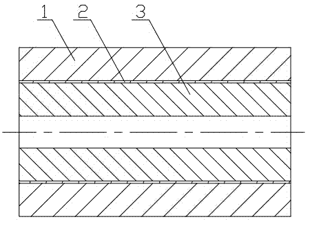 Bimetallic composite steel pipe and production method thereof