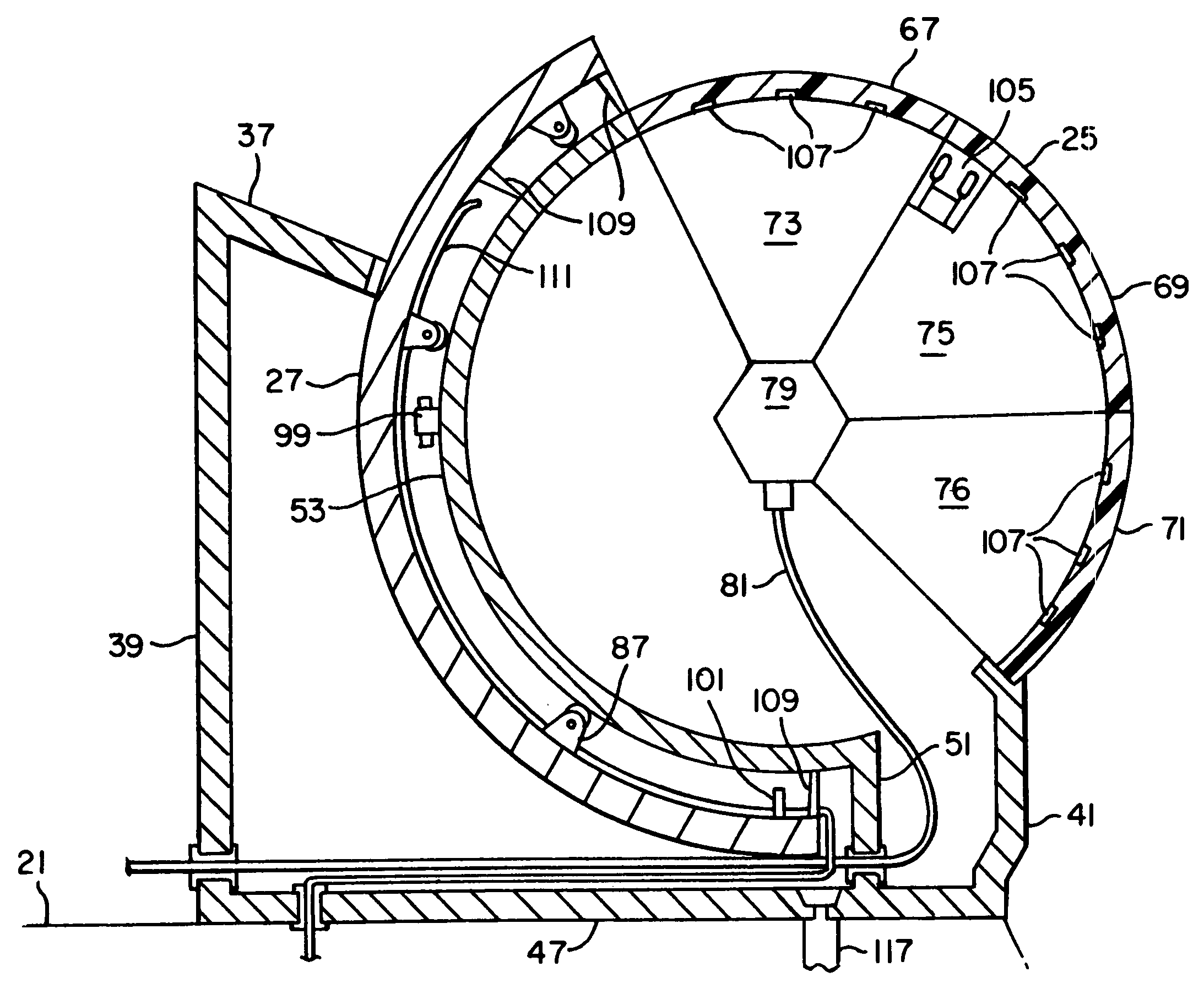 Active armor protection system for armored vehicles