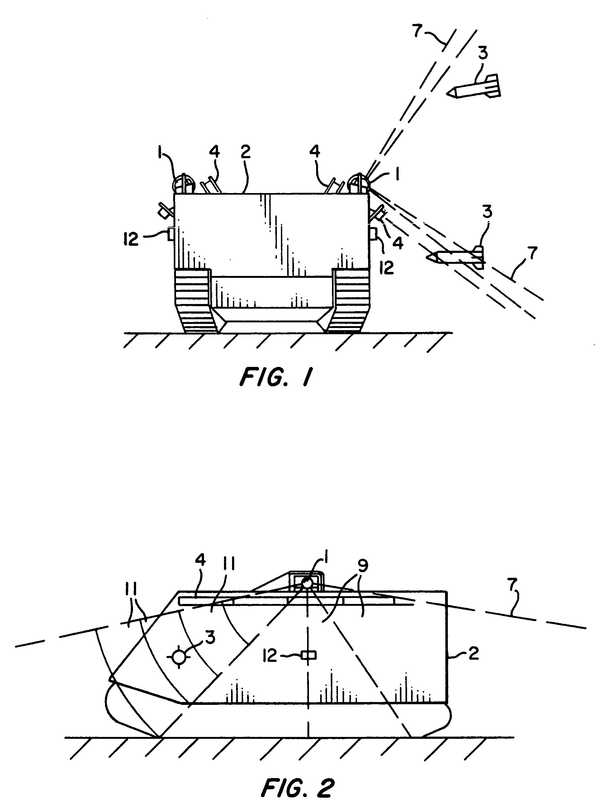 Active armor protection system for armored vehicles