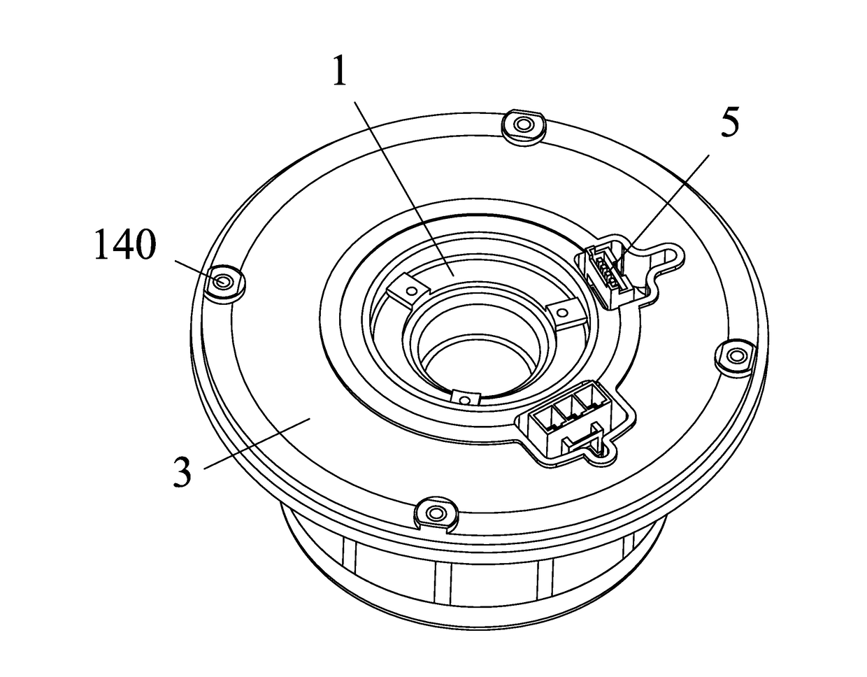 Plastic-packaged stator and external rotor motor comprising the same